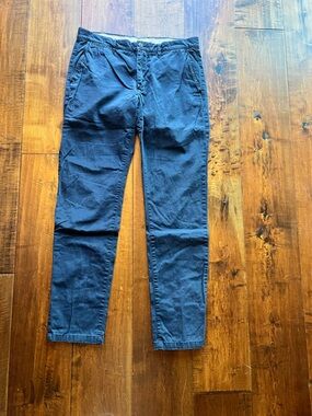 H&M Dark Navy Slim Fit Pants